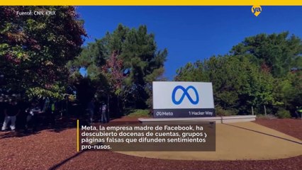 META cierra cuentas pro-rusas en Facebook