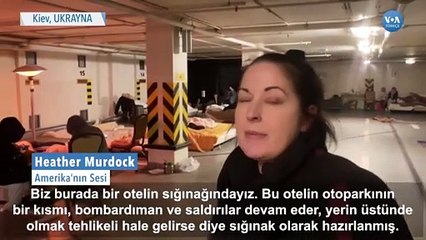 Kiev Halkı Geceyi Sığınaklarda Geçiriyor