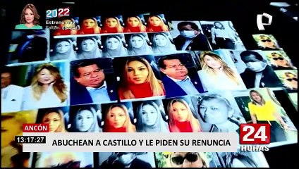 “Renuncia”, vecinos de Ancón le gritan a Pedro Castillo por presuntos actos de corrupción