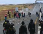 Tear gas fired as police face off with indigenous protesters in Bolivia