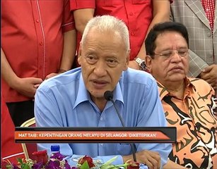 Mat Taib: Kepentingan orang Melayu di Selangor 'diketepikan'