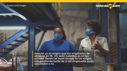 Amazon y Google cambian políticas sobre el uso de cubrebocas.