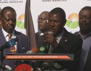 Pembangkang tidak mahu sertai pilihan raya Kenya