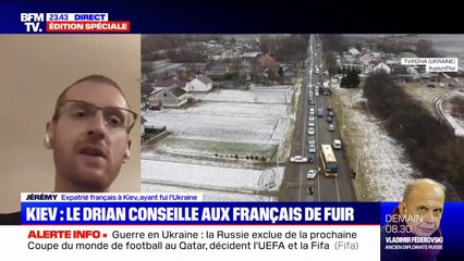 "Ma vie était à Kiev, il faut repartir de zéro": Jérémy, un expatrié français, a fui l'Ukraine