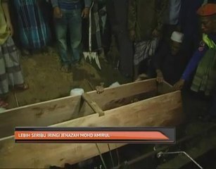 Lebih seribu iringi jenazah Mohd Amirul