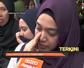 Keluarga mangsa kebakaran pusat Tahfiz kongsi kesedihan