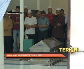 Solat jenazah di Surau Kuarters HKL