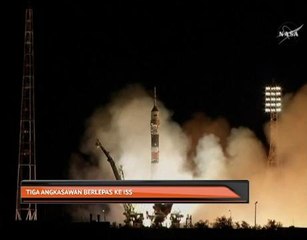 Tiga angkasawan berlepas ke ISS