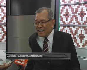 Almarhum Baginda tegas tetapi ramah - Datuk Dr. Abdul Halim Ismail