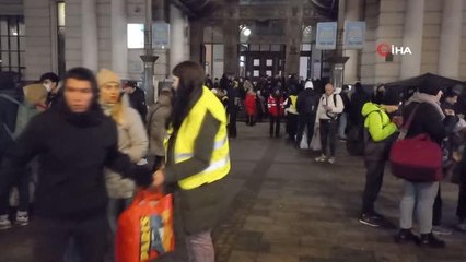 Lviv kentinde trenle tahliyeler tüm hızıyla devam ediyor