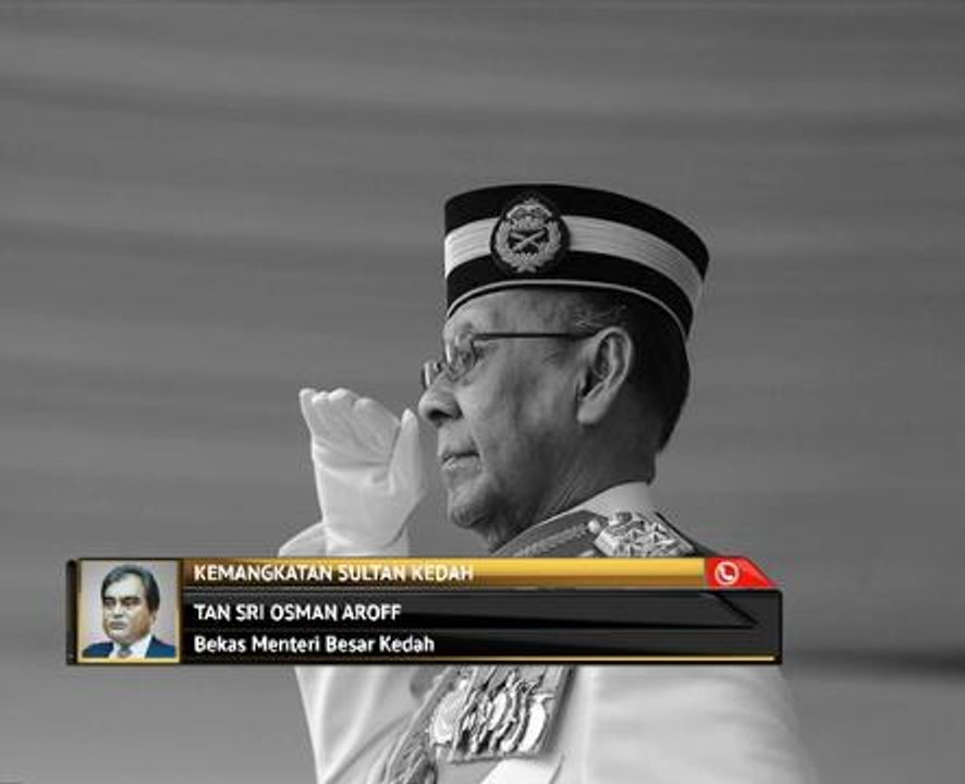 Kemangkatan Sultan Kedah