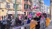 Carnaval Sitges 2022: Crowded Street of Sitges