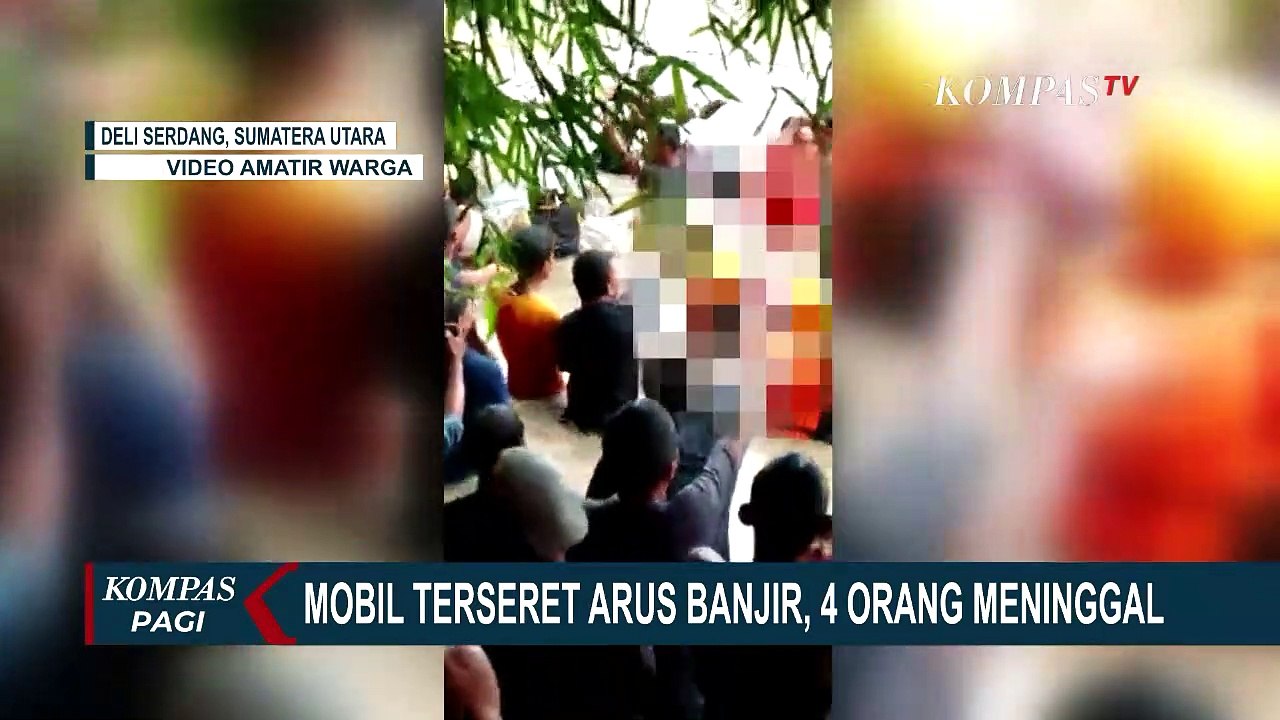 Terseret Arus Banjir di Deli Serdang, 4 Penumpang Mobil Tewas