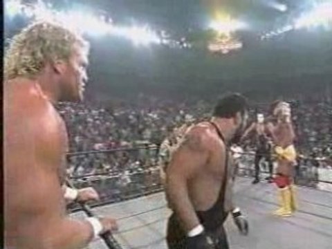 Goldberg & Hulk Hogan & Sting vs. Kevin Nash & Sid Vicious &