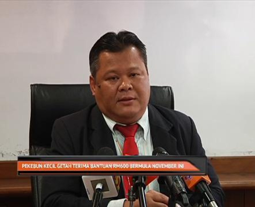 Pekebun kecil getah terima bantuan RM600 bermul...
