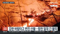 경남 합천 산불 경북 고령까지 번져…밤샘 진화 안간힘