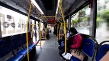 Transjakarta public transportation jakarta indonesia