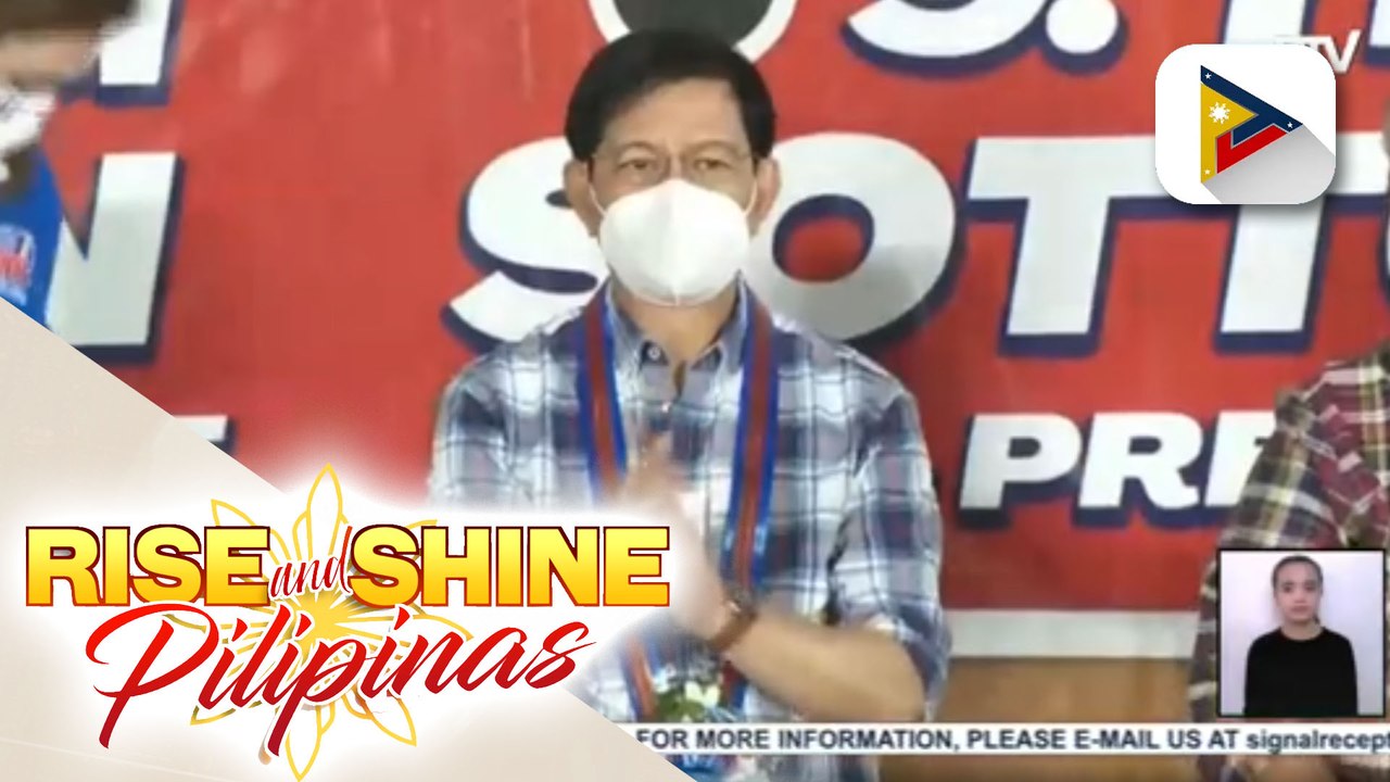 Sen. Lacson, hindi nababahala na pang-lima sa survey ng OCTA Research; Lacson-Sotto tandem, nakipag-usap sa mga mangingisda at nagtitinda sa Quezon