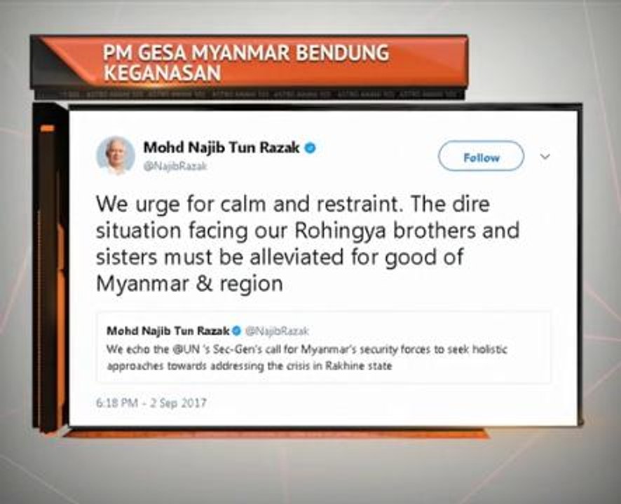 PM gesa Myanmar bendung keganasan
