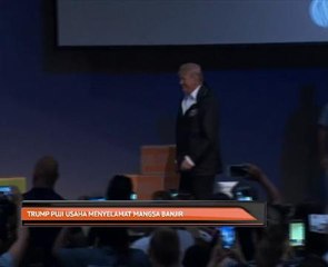 Donald Trump puji usaha menyelamat mangsa banjir