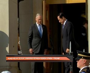Rundingan bukan jawapan kepada Korea Utara- Trump