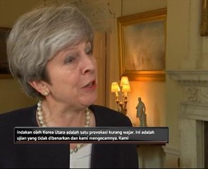Theresa May & Shinzo Abe bincang isu Korea Utara