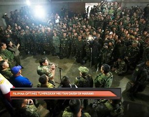 Filipina optimis tumpaskan militan Daish di Marawi