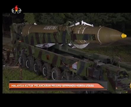 Malaysia kutuk pelancaran peluru berpandu Korea Utara
