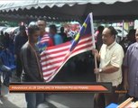 Perarakan Jalur Gemilang di perairan Pulau Pinang