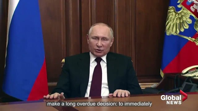 Ukraine-Russia standoff Putin recognizes 2 Ukrainian breakaway regions as independent