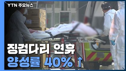 '징검다리 연휴' 양성률 40% 넘겨...18세 이하 감염률 25% / YTN