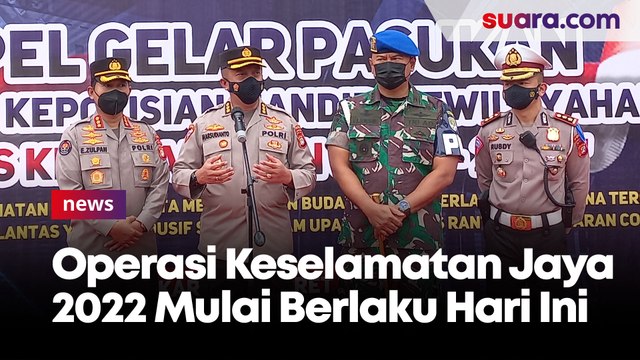 Operasi Keselamatan Jaya 2022 Berlaku Hari Ini, Polisi Pastikan Tak Ada Tindakan Tilang di Jalan