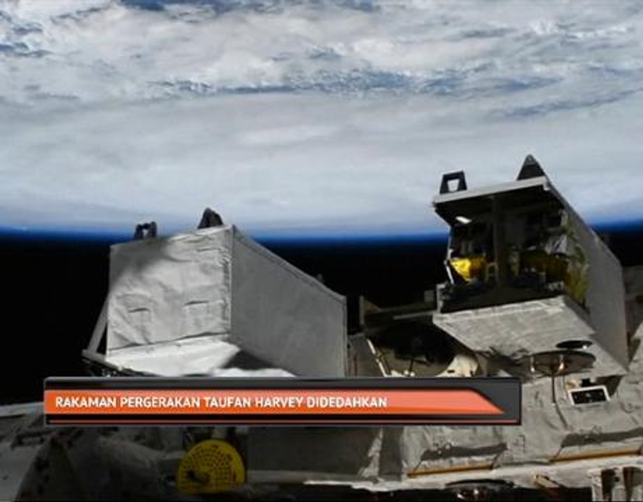 Rakaman pergerakan Taufan Harvey didedahkan