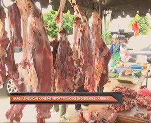 Harga lembu dan kambing import tidak boleh diselaras - KPDNKK