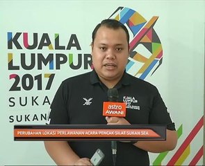 Perubahan lokasi perlawanan acara pencak silat Sukan SEA