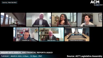 Andrew Barr clashes with Peter Cain over house prices | March 1, 2022 | Canberra Times