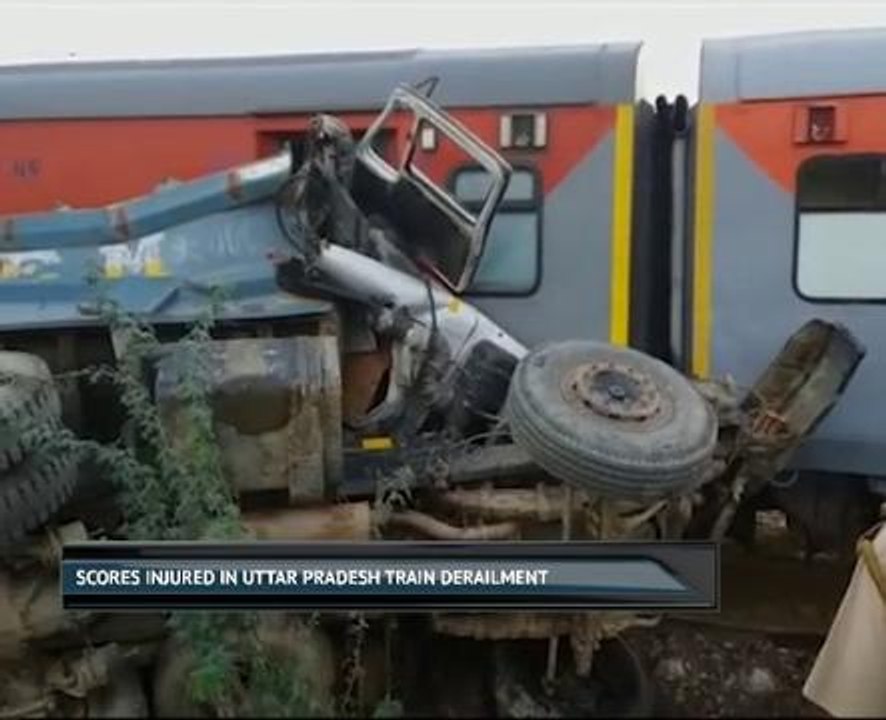 Scores injured in Uttar Pradesh train derailment