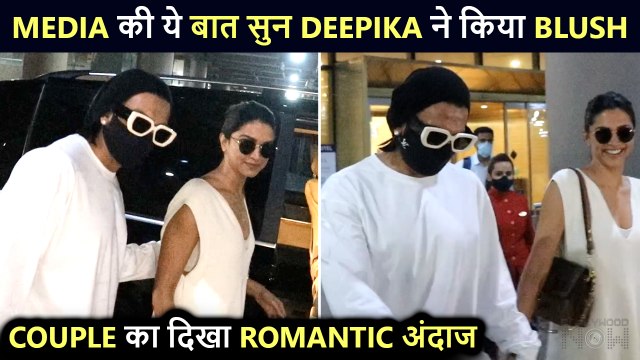 Deepika BLUSHES As She Gets TEASED By Media, Walks Hand-In-Hand With Ranveer