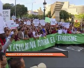 Penduduk Islam adakan bantahan pertahan agama