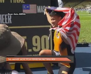 The Hummer Jackie pecah rekod baling tukul besi