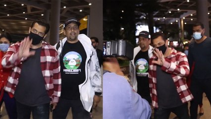 Salman Khan को Mumbai Airport पर पैपराजी पर आया गुस्सा, Actor  का एयरपोर्ट Video Viral | FilmiBeat