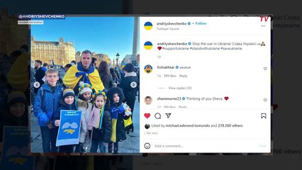 Shevchenko Turun ke Jalan, Ikut Aksi Kecam Serangan Rusia ke Ukraina