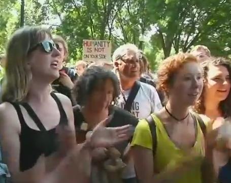 Tensions high at Boston free speech rally