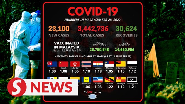 Covid-19: Another 23,100 cases, 75 deaths reported