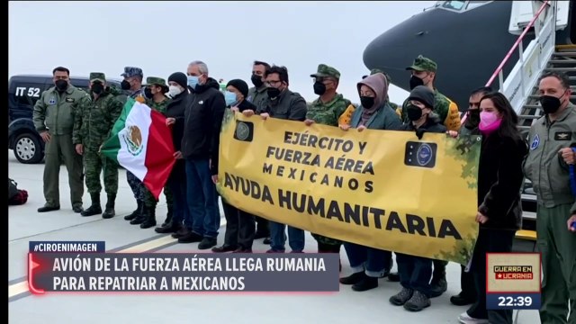 Aterriza en Rumania avión de la Fuerza Aérea Mexicana que va a regresar a mexicanos