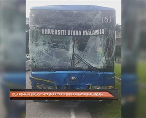 Dua  pemain skuasy Myanmar tarik diri akibat kemalangan