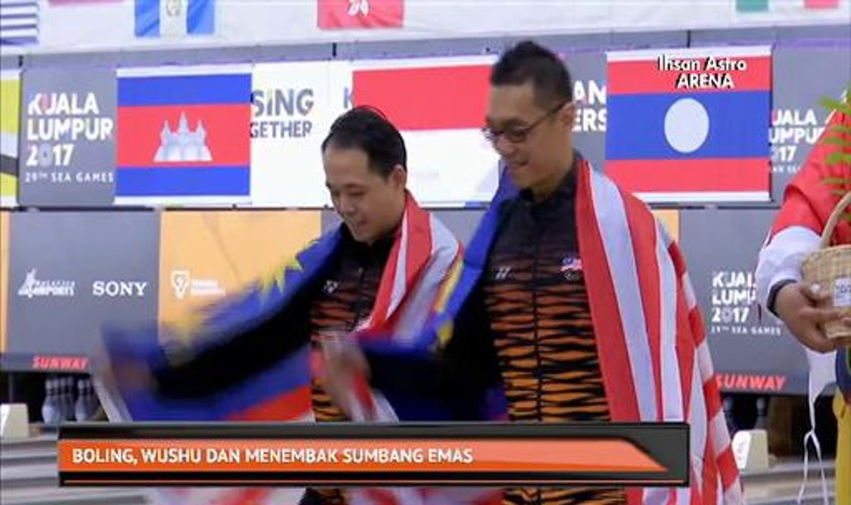 Boling, wushu dan menembak sumbang emas