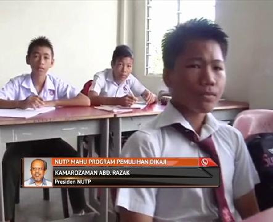 NUTP mahu program pemulihan dikaji