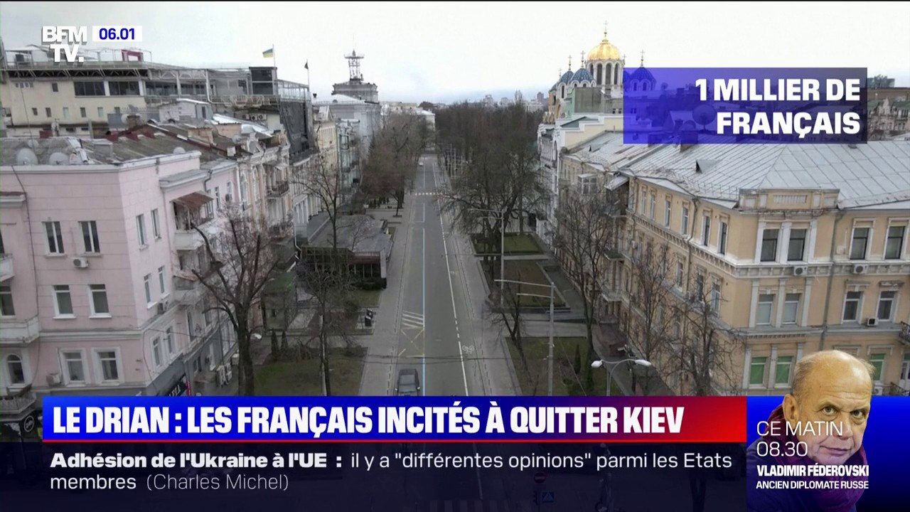 Guerre en Ukraine: Jean-Yves Le Drian incite les Français à quitter Kiev