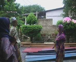 Rumah peneroka tercabut bumbung dilanda ribut